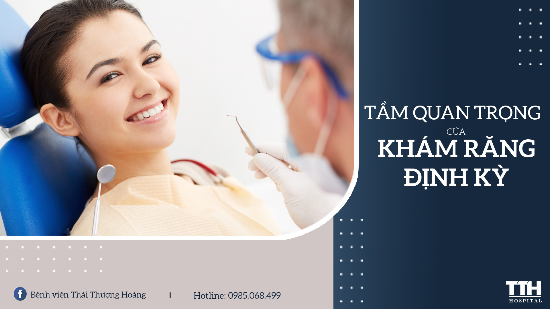TẦM QUAN TRỌNG CỦA VIỆC KHÁM RĂNG ĐỊNH KỲ